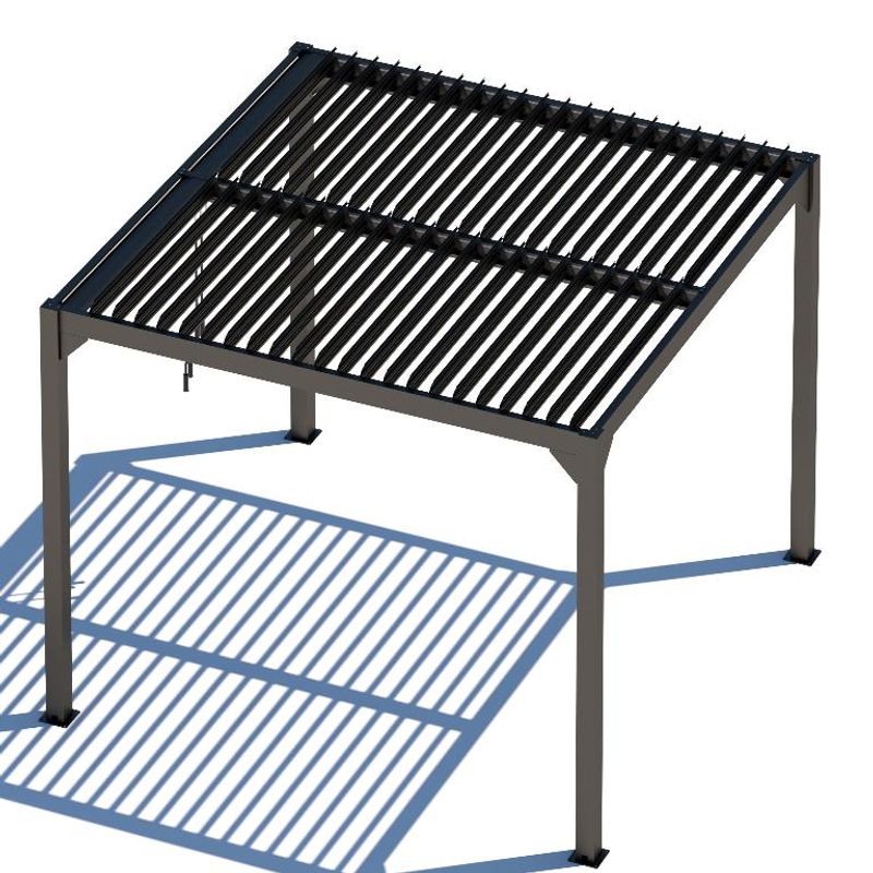 Pergola 4x4m  Sort